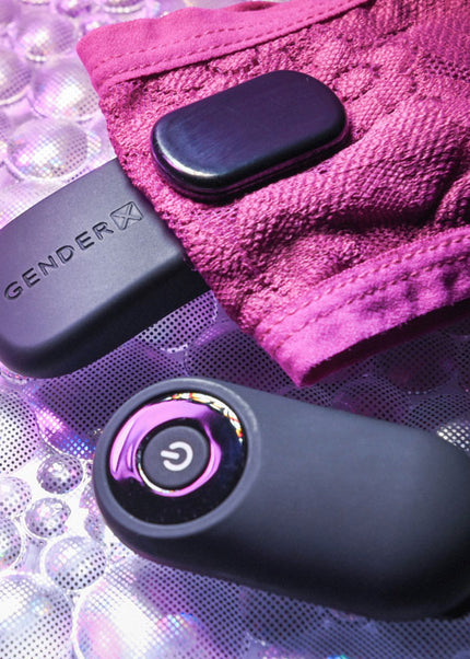 Gender X OUR UNDIE VIBE - Black USB Rechargeable Panty Vibe