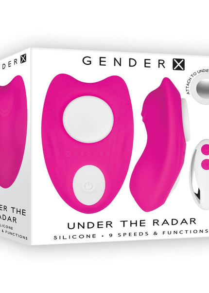 Gender X UNDER THE RADAR - Pink USB Rechargeable Panty Vibe