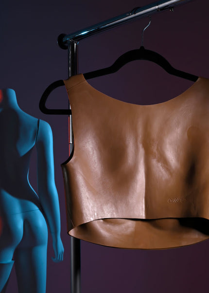 Gender X UNDERGARMENTS - PLATE C-CUP - Dark - Brown Wearable Breasts - C-Cup Size