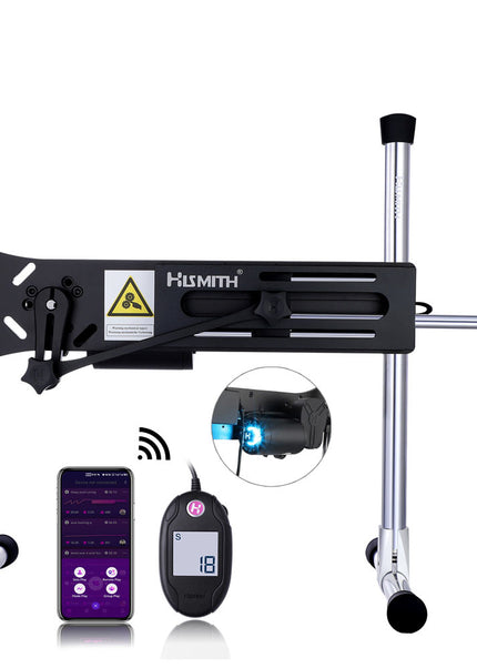 Hismith Premium 4.0 Sex Machine - Mains Powered Sex Machine with App Control and Remote