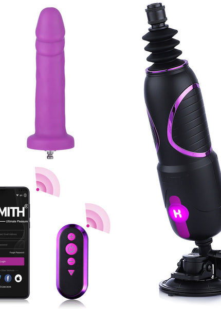 Hismith Pro Traveler 2.0 - Mains Powered Portable Sex Machine with App Control and Remote