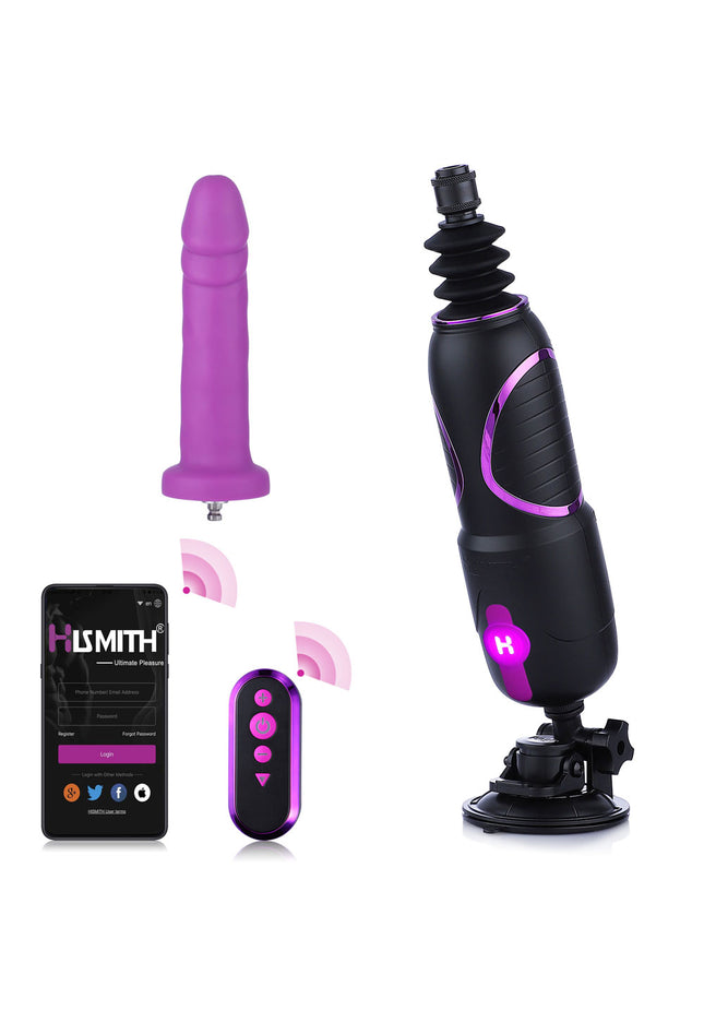 Hismith Pro Traveler 2.0 - Mains Powered Portable Sex Machine with App Control and Remote