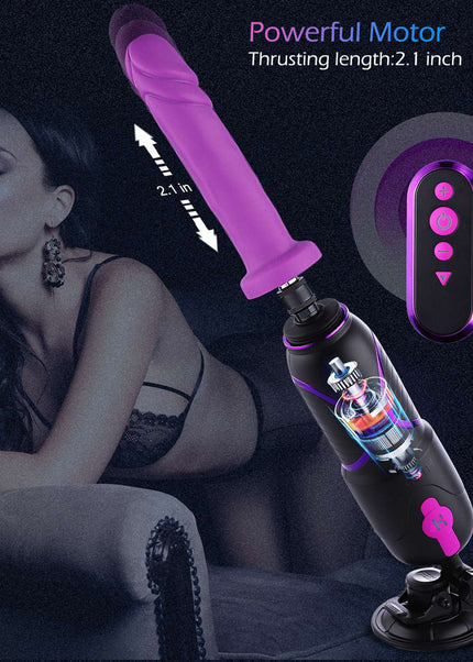 Hismith Pro Traveler 2.0 - Mains Powered Portable Sex Machine with App Control and Remote