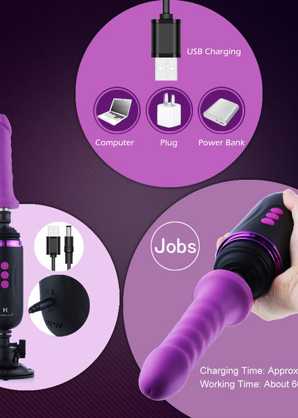 Hismith Capsule - Rechargeable Portable Sex Machine with App Control