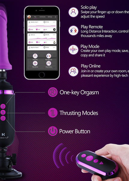 Hismith Capsule - Rechargeable Portable Sex Machine with App Control