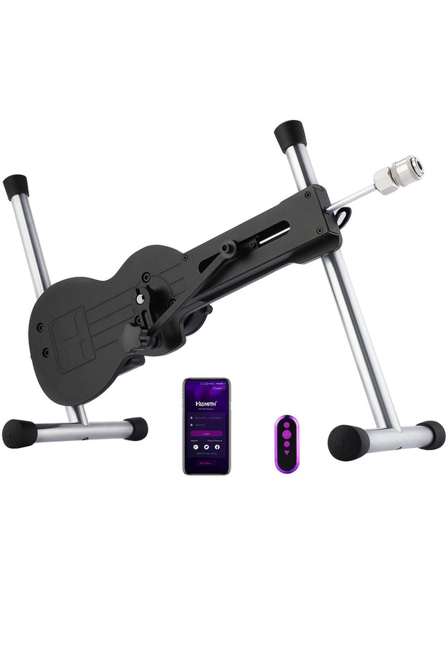 Hismith Mini Pro - Black Mains Powered Sex Machine with App Control and Remote