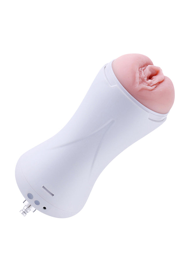 Hismith Vibrating Vagina Stroker Machine Attachment - USB Rechargeable Vibrating Vagina Stroker for Hismith Sex Machines