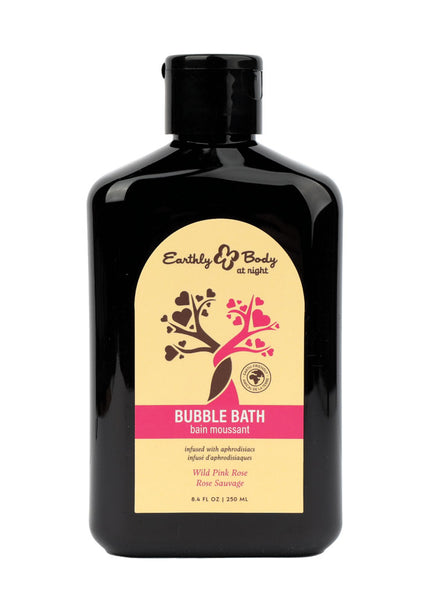 EB Hemp Seed Bubble Bath WILD PINK ROSE - 250 ml - Wild Pink Rose Scented Bubble Bath  - 250 ml Bottle