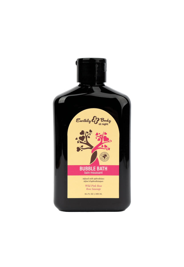 EB Hemp Seed Bubble Bath WILD PINK ROSE - 250 ml - Wild Pink Rose Scented Bubble Bath  - 250 ml Bottle