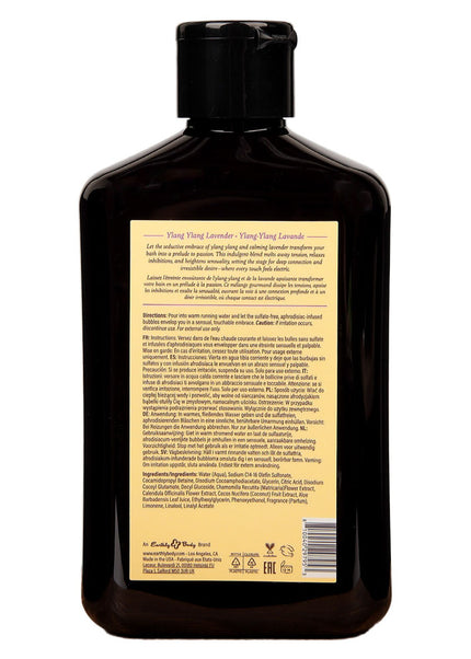 EB Hemp Seed Bubble Bath YLANG YLANG LAVENDER - 250 ml - Ylang Ylang Lavender Scented Bubble Bath  - 250 ml Bottle