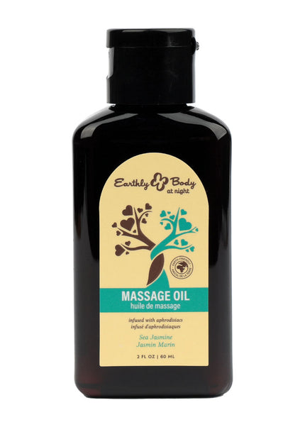 EB Hemp Seed Massage Oil SEA JASMINE - 60 ml - Sea Jasmine Scented Massage Oil - 60 ml Bottle