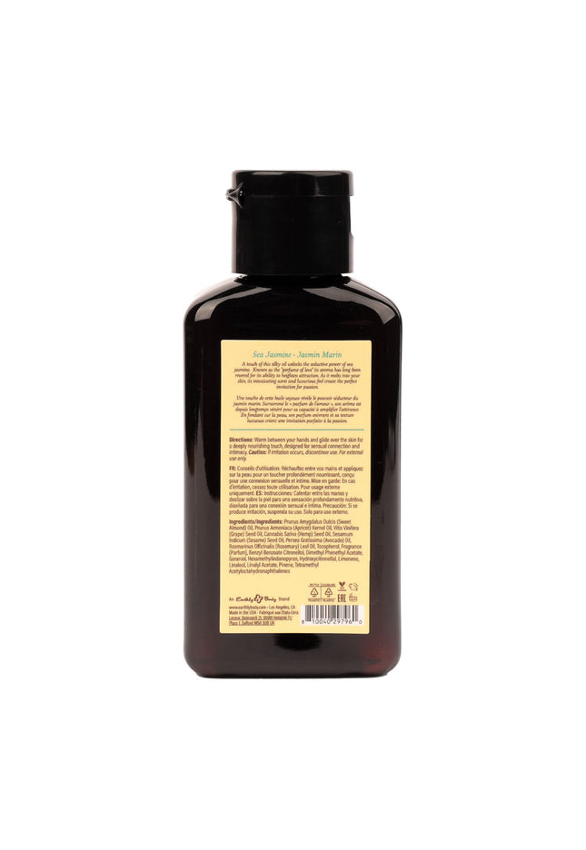 EB Hemp Seed Massage Oil SEA JASMINE - 60 ml - Sea Jasmine Scented Massage Oil - 60 ml Bottle