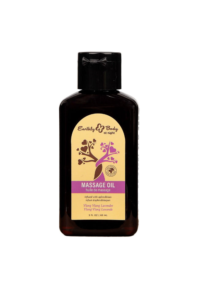 EB Hemp Seed Massage Oil YLANG YLANG LAVENDER - 60 ml - Ylang Ylang & Lavender Scented Massage Oil - 60 ml Bottle