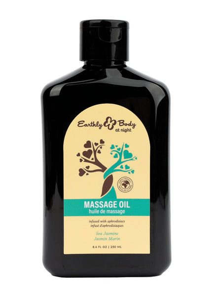 EB Hemp Seed Massage Oil SEA JASMINE - 250 ml - Sea Jasmine Scented Massage Oil - 250 ml Bottle