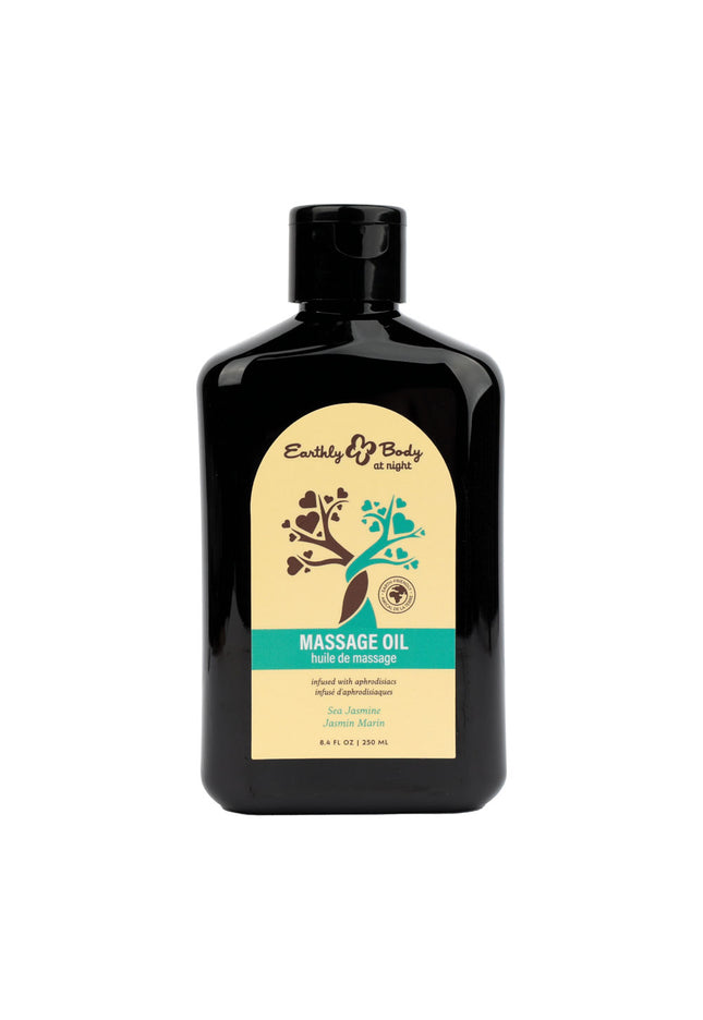 EB Hemp Seed Massage Oil SEA JASMINE - 250 ml - Sea Jasmine Scented Massage Oil - 250 ml Bottle