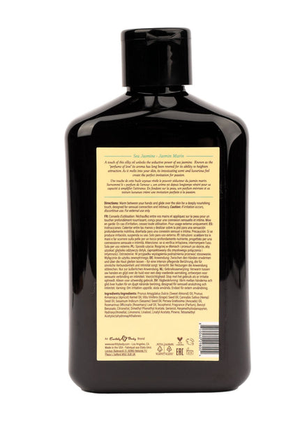 EB Hemp Seed Massage Oil SEA JASMINE - 250 ml - Sea Jasmine Scented Massage Oil - 250 ml Bottle