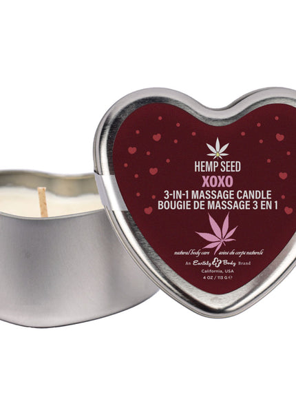 EB Hemp Seed Lovers Heart Candle Display - Counter Display of 12 and Tester