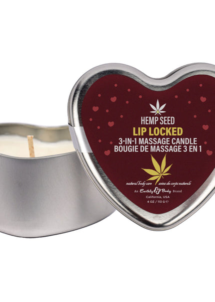 EB Hemp Seed Lovers Heart Candle Display - Counter Display of 12 and Tester