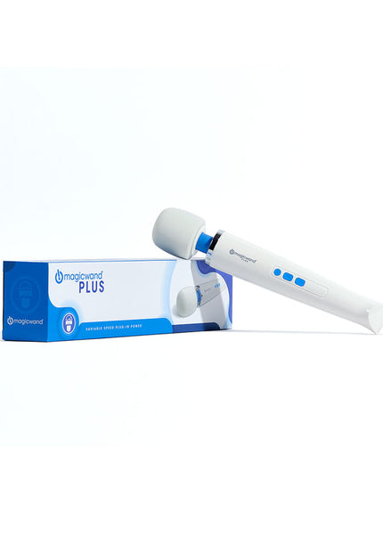 Magic Wand Plus - White Mains Powered Massage Wand