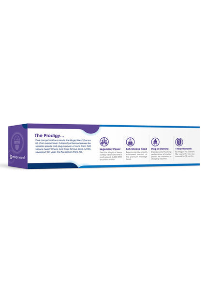 Magic Wand Plus - White Mains Powered Massage Wand