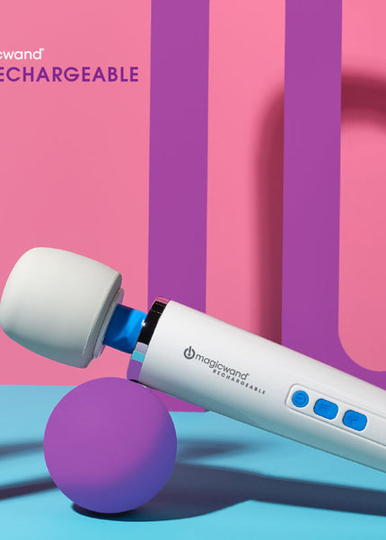 Magic Wand Rechargeable - White Rechargeable Massage Wand