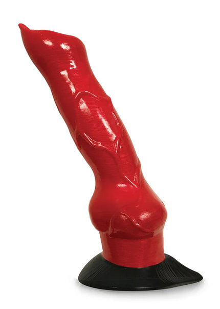 Alien Nation - Cerberus Vibrating - Red 20.3 cm Vibrating Canine Fantasy Dong