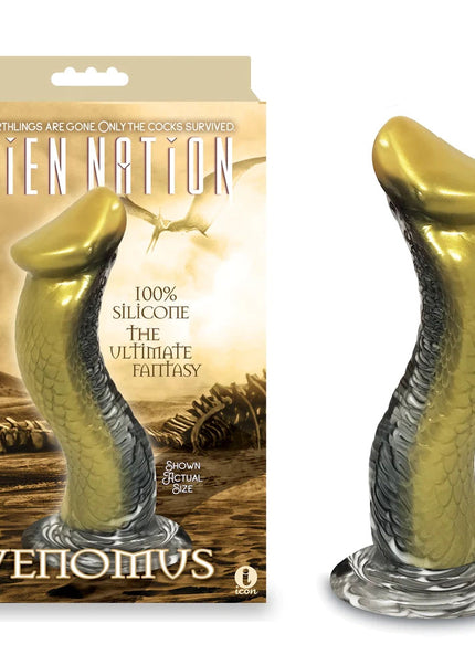 Alien Nation - Venomus - Gold 22.9 cm Snake Fantasy Dong