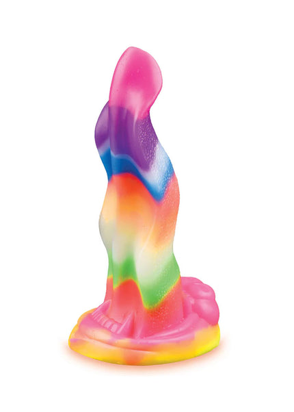 Alien Nation - Lick Of The Lair - Glow in Dark Rainbow 17.8 cm Fantasy Dong