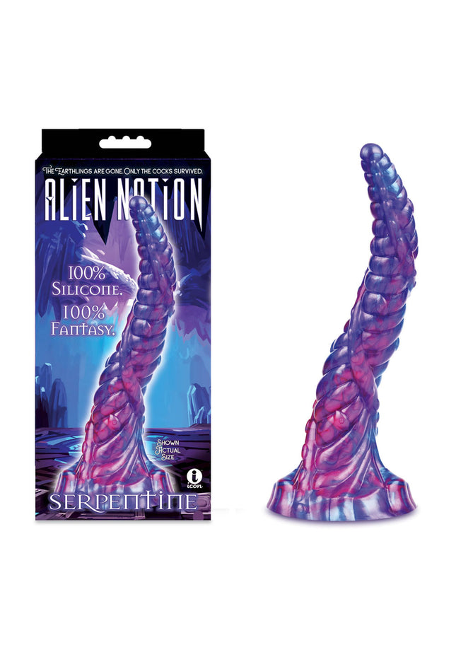Alien Nation - Serpentine - Purple 30 cm Fantasy Dong