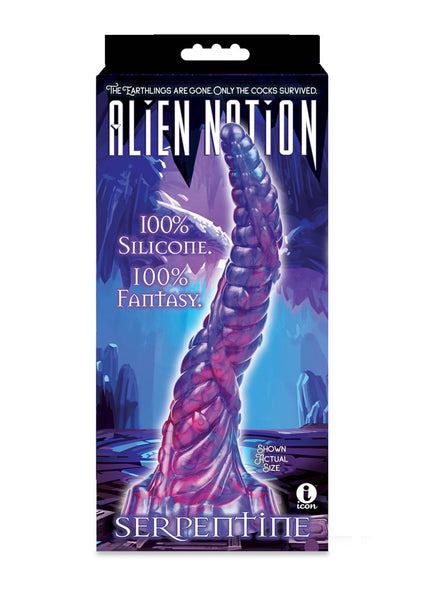 Alien Nation - Serpentine - Purple 30 cm Fantasy Dong