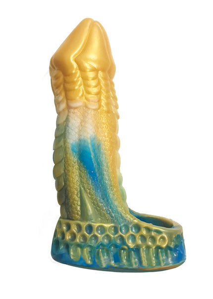 Alien Nation - Komodo - Blue/Gold 16.5 cm Penis Extender Fantasy Sleeve