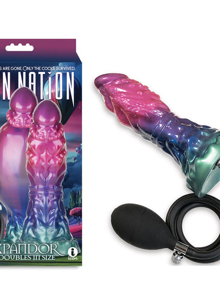 Alien Nation - Expandor - Coloured Inflatable Fantasy Dildo
