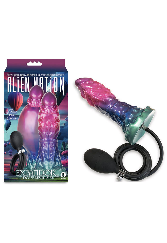 Alien Nation - Expandor - Coloured Inflatable Fantasy Dildo