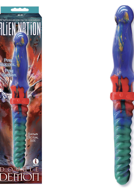 Alien Nation - Double Demon - Coloured 35 cm Fantasy Double Dildo