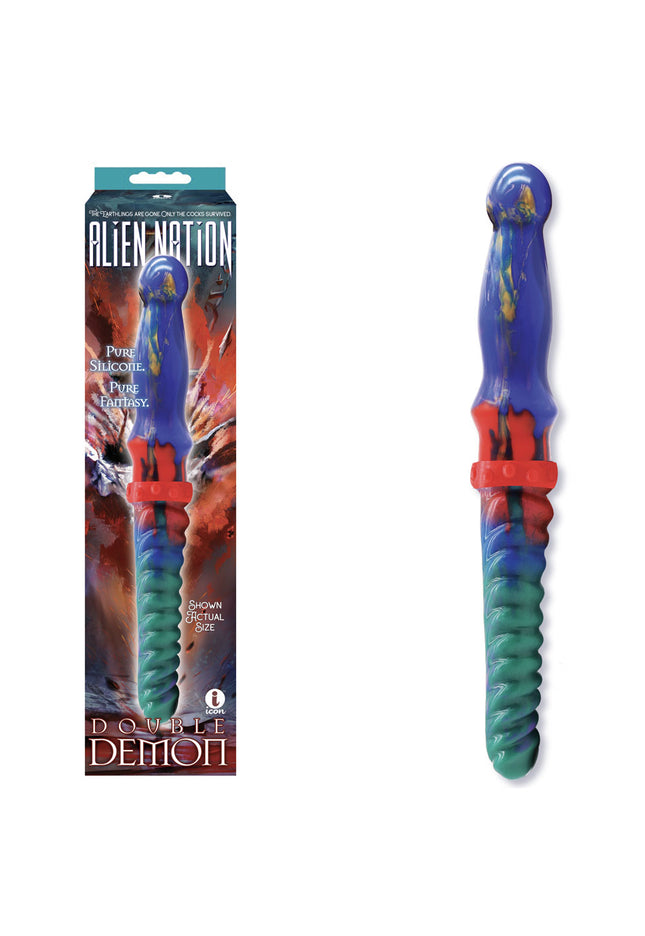Alien Nation - Double Demon - Coloured 35 cm Fantasy Double Dildo