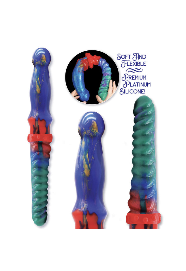 Alien Nation - Double Demon - Coloured 35 cm Fantasy Double Dildo