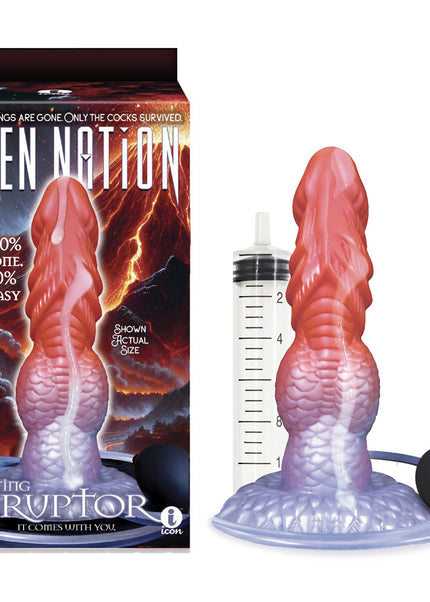 Alien Nation - Eruptor - Coloured 22.9 cm Squirting Fantasy Dildo
