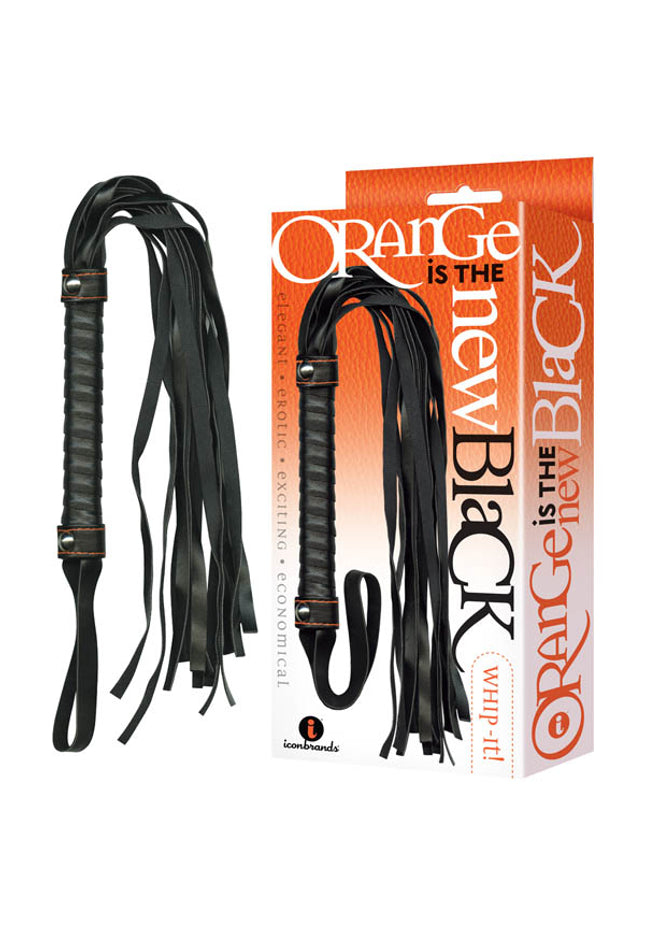 Orange Is The New Black - Whip-it! - Black Flogger Whip