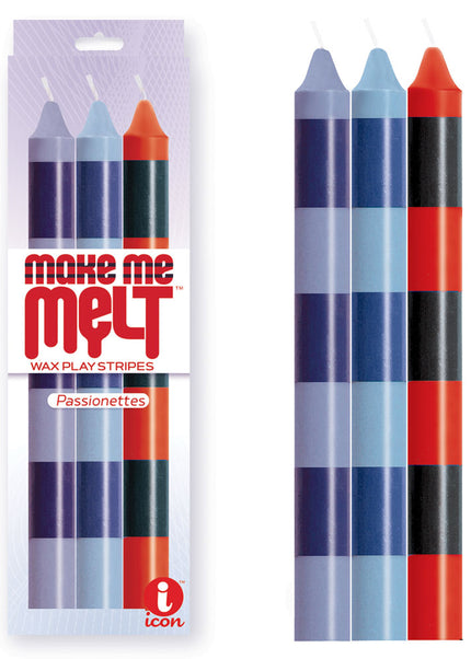 The 9's Make Me Melt Drip Candle 3-Pk