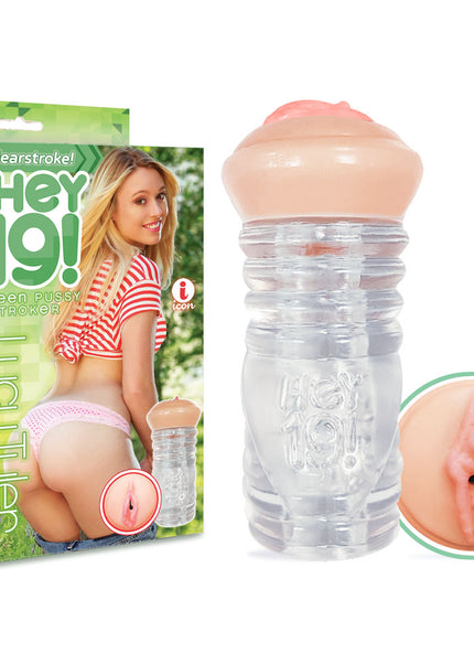 Hey 19! Lucy Tyler - Flesh/Clear Teen Vagina Stroker