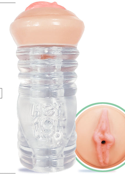 Hey 19! Lucy Tyler - Flesh/Clear Teen Vagina Stroker