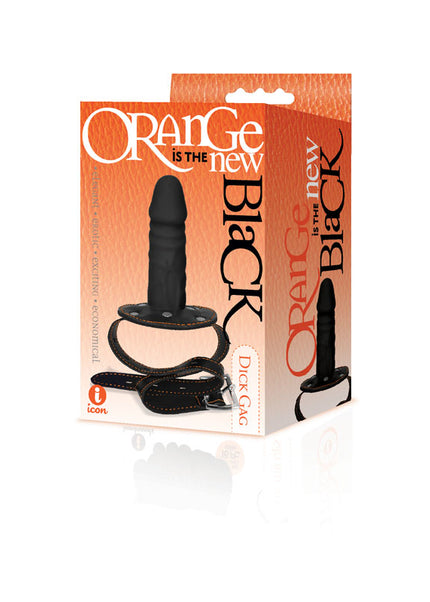 The 9's Orange Is The New Black, Dick Gag - Blacj/Orange Mouth Restraint