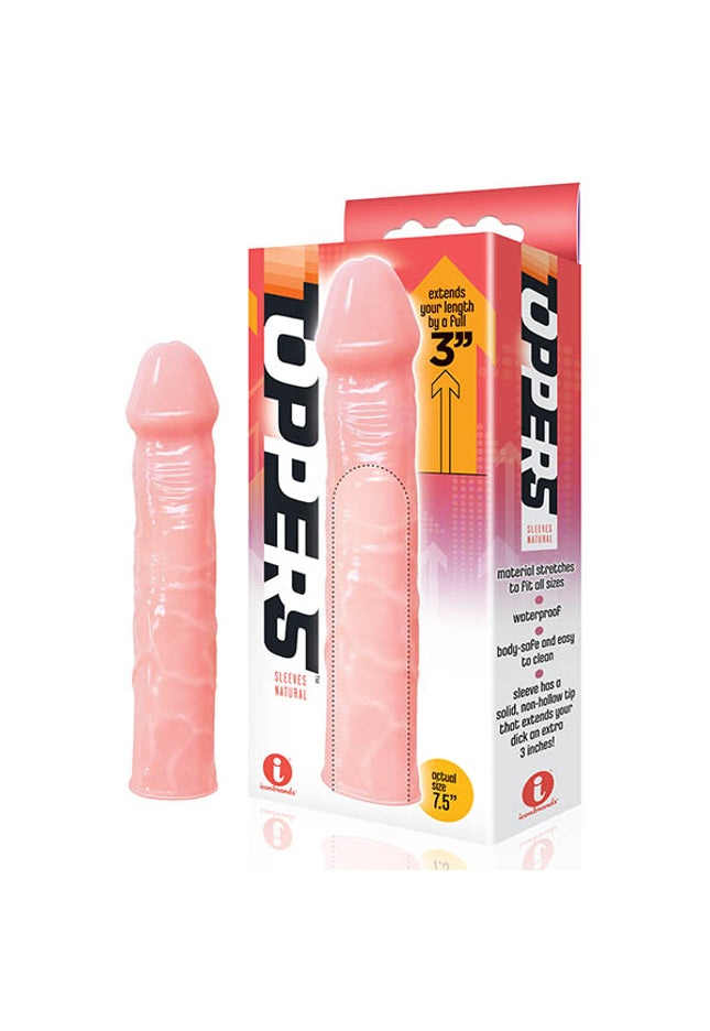 The 9's Toppers - Flesh 7.6 cm (3'') Penis Extension Sleeve