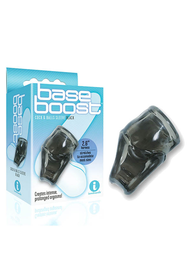 The 9's Base Boost - Black Cock & Ball Sleeve
