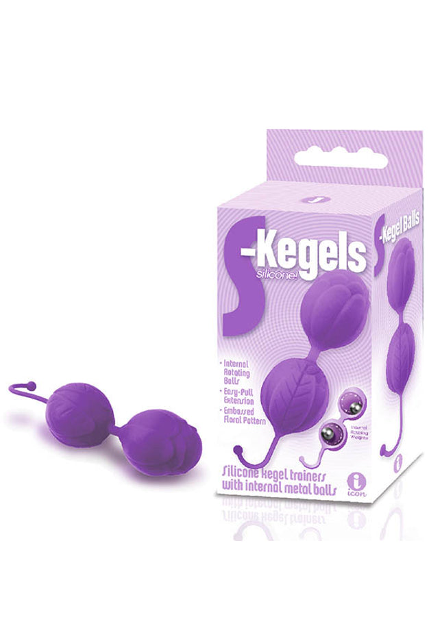 The 9's S-Kegels - Purple Silicone Kegel Balls