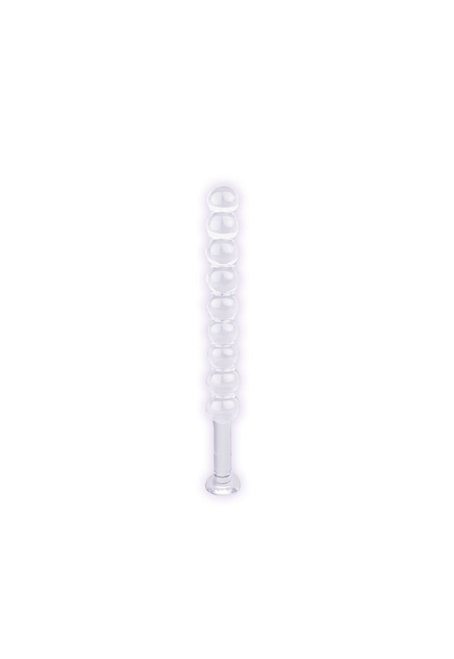  Spherical - Clear Glass 17.8 cm Anal Beads