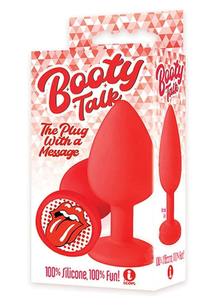 The 9's Booty Talk - Tongue - Red Butt Plug