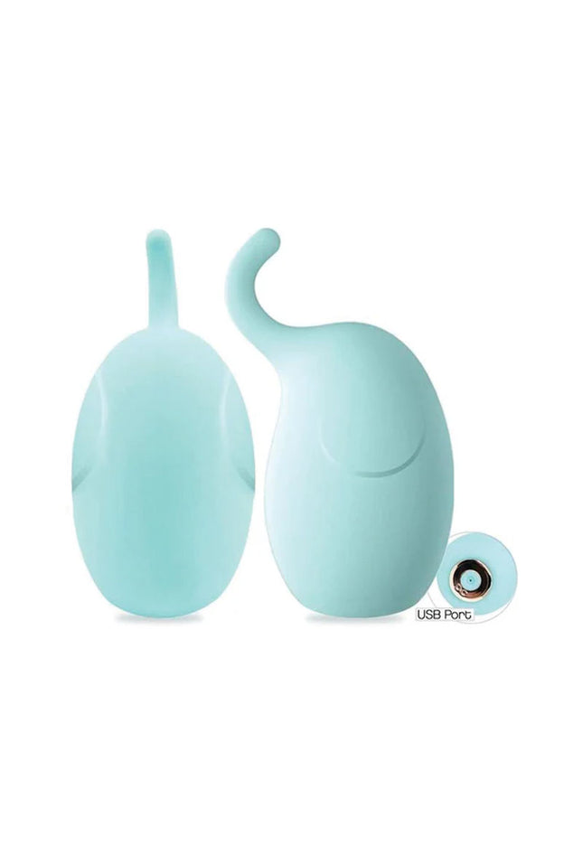  Hunk With A Trunk - Aqua - Aqua USB Rechargeable Stimulator