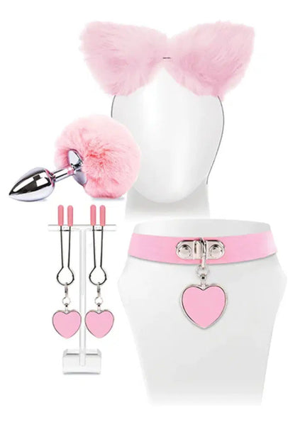 Try-Curious Kitty Kit - Pink Cosplay Kit - 5 Piece Set