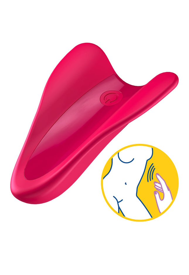 Satisfyer High Fly - Red USB Rechargeable Finger Stimulator